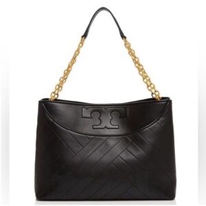 TORY BURCH Alexa Quilted Slouchy Leather Tote